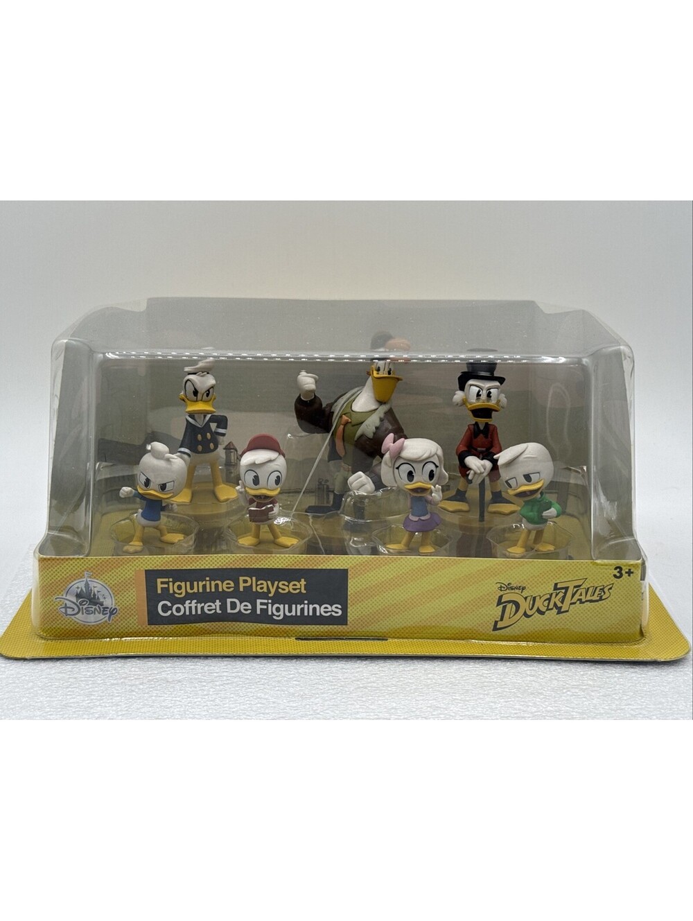 Disney Store Ducktales 7 Pc Figurine Play Set Cake Toppers Scrooge Donald Duck